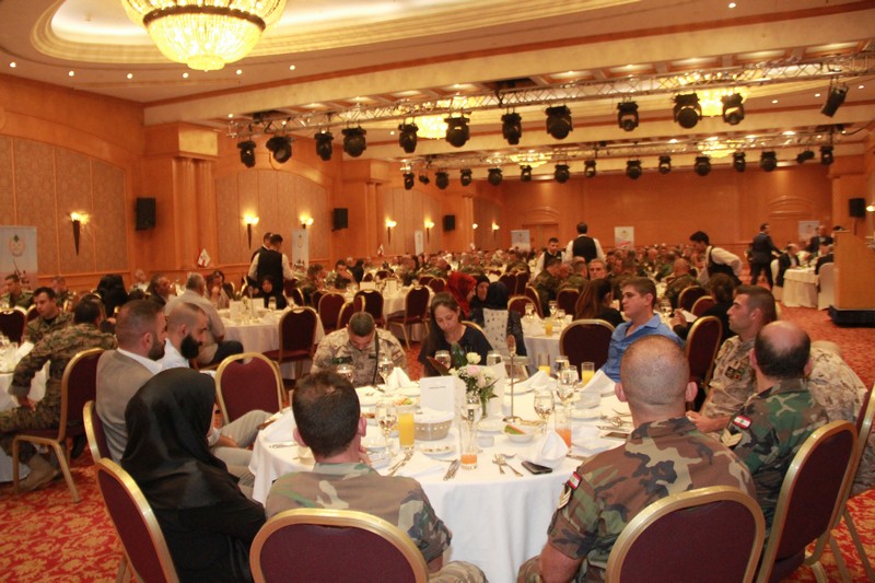 Lunch for the Casualties of Lebanese Army 